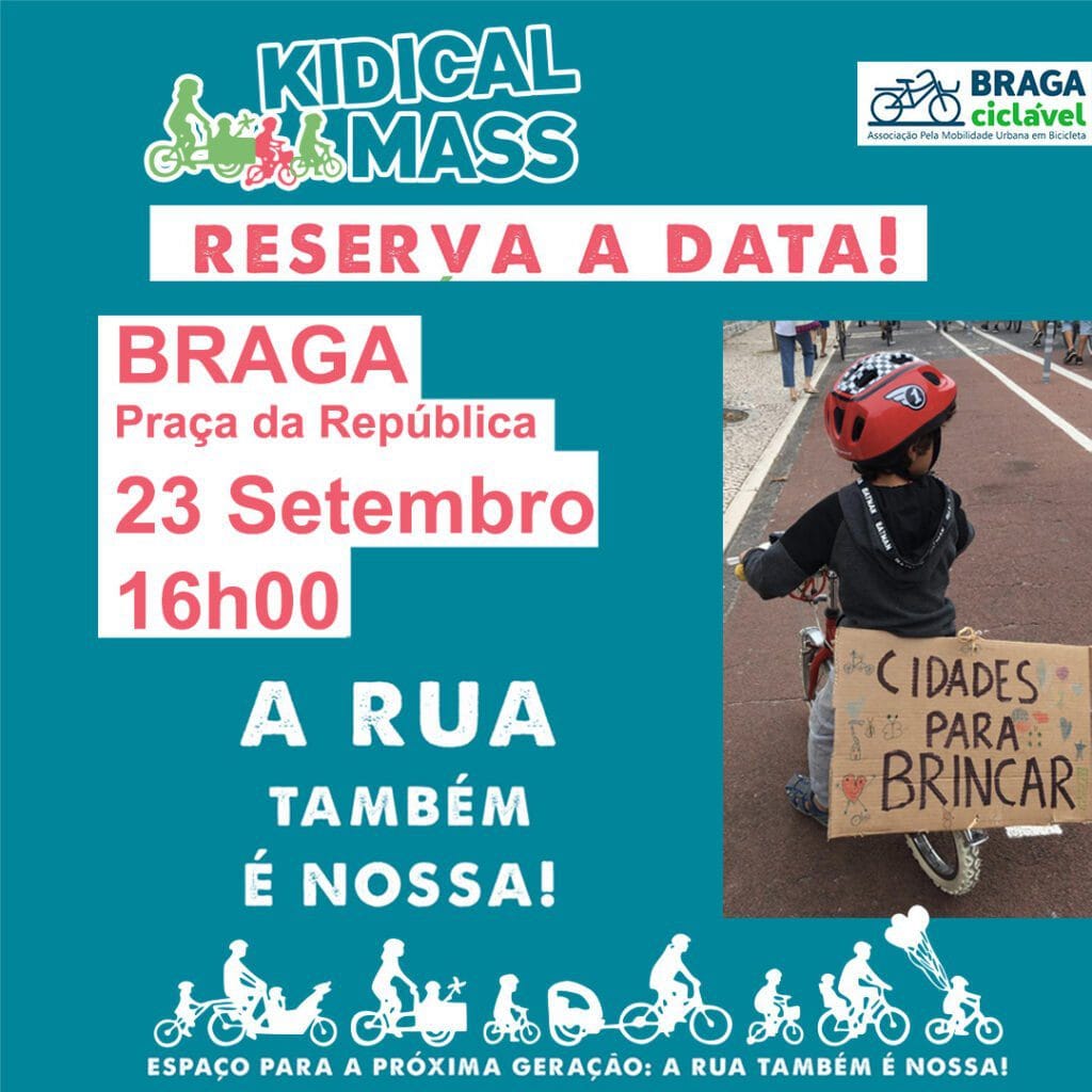 Braga: Percurso de bicicleta em formato manifestação KM IG