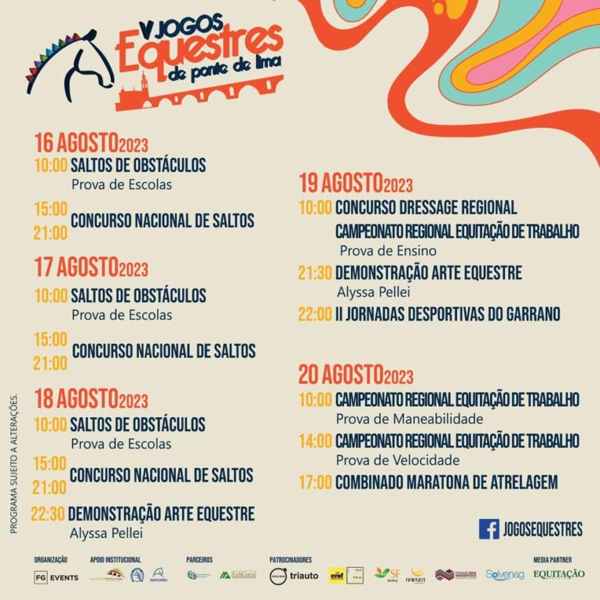 Ponte de Lima: Jogos Equestres na Expolima até 20 de agosto PHOTO 2023 08 16 19 24 06