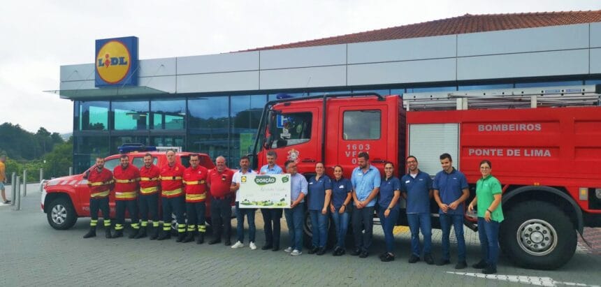Ponte de Lima: Lidl doa dois mil euros aos bombeiros Ponte de Lima