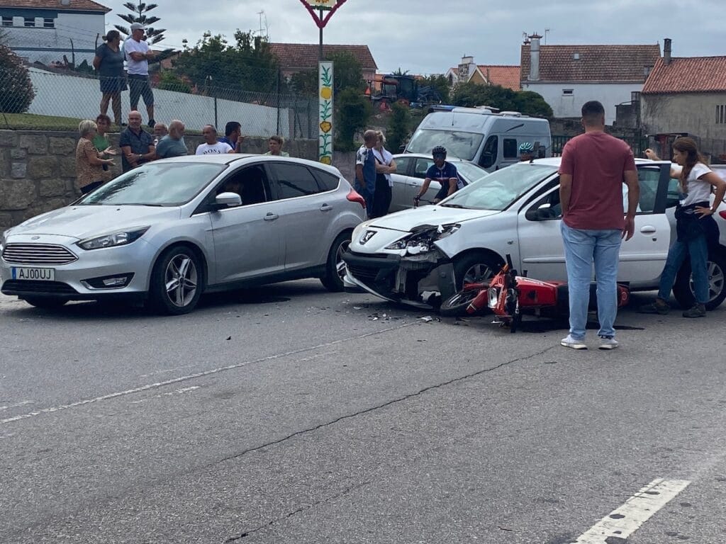Esposende: Um ferido grave entre as duas vítimas de acidente na EN13 em Mar acidente en13 mar 5