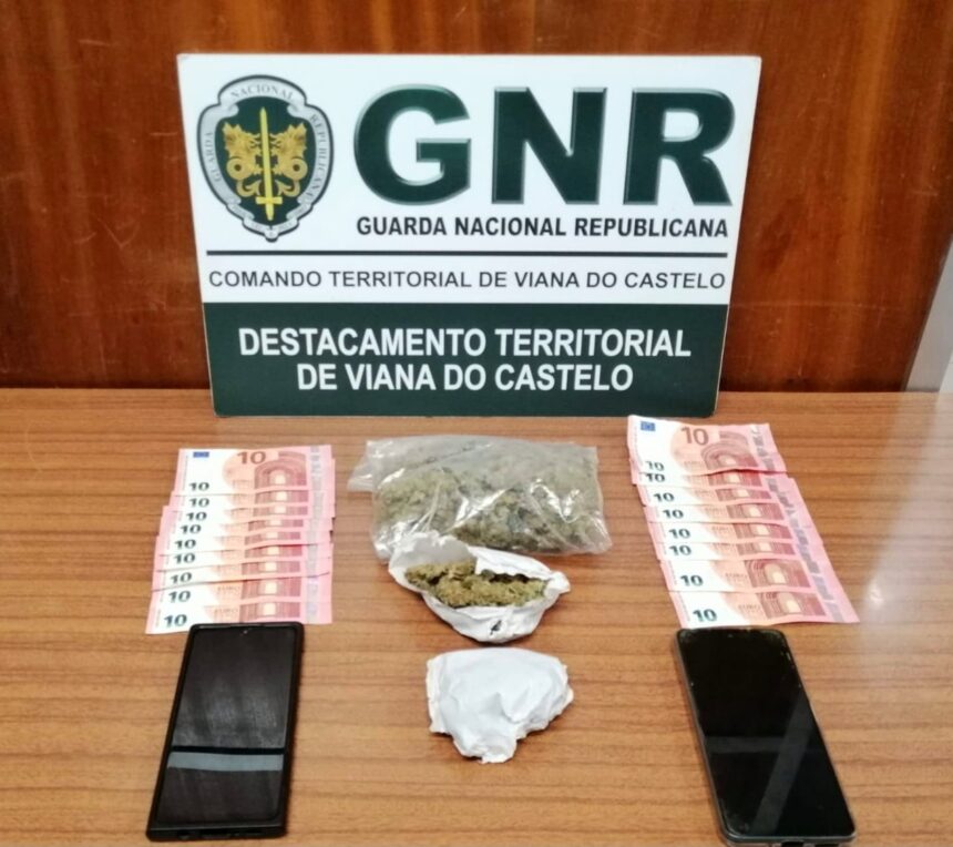 Viana: Nervosismo "trama" dois jovens acusados de tráfico de droga gnr viana