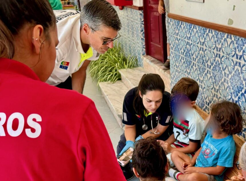 Viana: Três crianças socorridas após reação alérgica na "Terra" INEM terra alergica