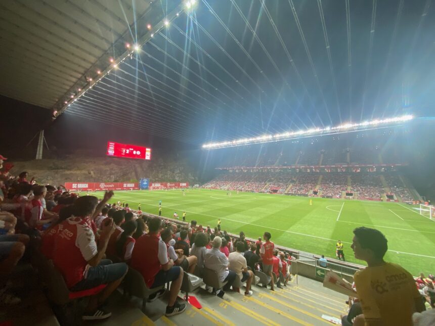 Futebol: PSP já prepara o primeiro clássico do ano em Braga. "É de elevado risco". SC Braga estadio jogo