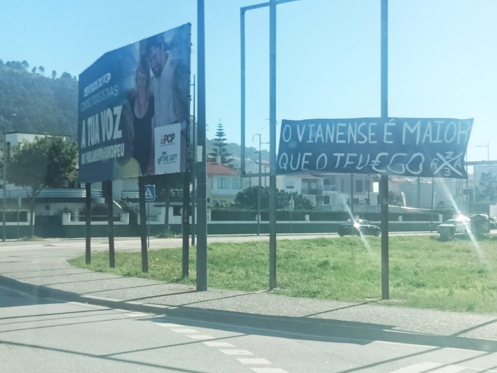 Futebol: “Oliveira rua”. Adeptos colocam tarjas a exigir demissão do treinador do Vianense WhatsApp Image 2023 09 29 at 13.52.43 4