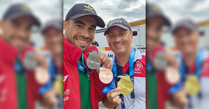 Canoagem: Câmara de Ponte de Lima homenageia o atleta Fernando Pimenta e o treinador Hélio Lucas fernando pimenta conquita bronze prata e ouro mundiais canoagem 2023 1