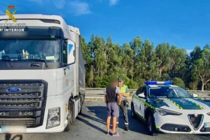 motorista portugues apanhado galiza sob efeito droga