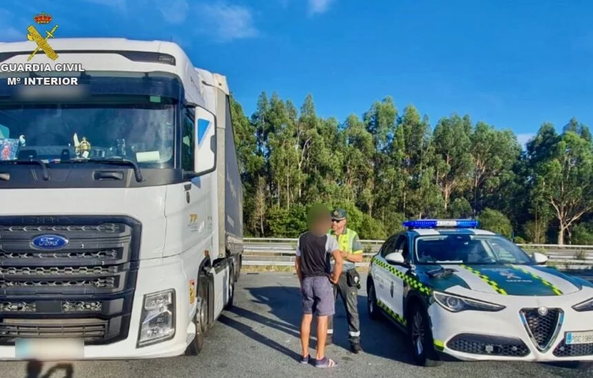 motorista portugues apanhado galiza sob efeito droga