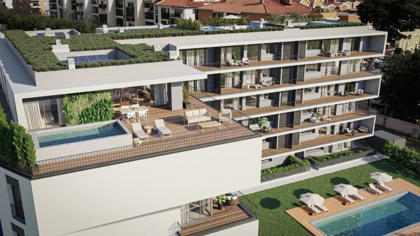 Piscinas na cobertura? "Cascais vai ter e vão ser de luxo" diz a construtora famalicense green plaza cascais