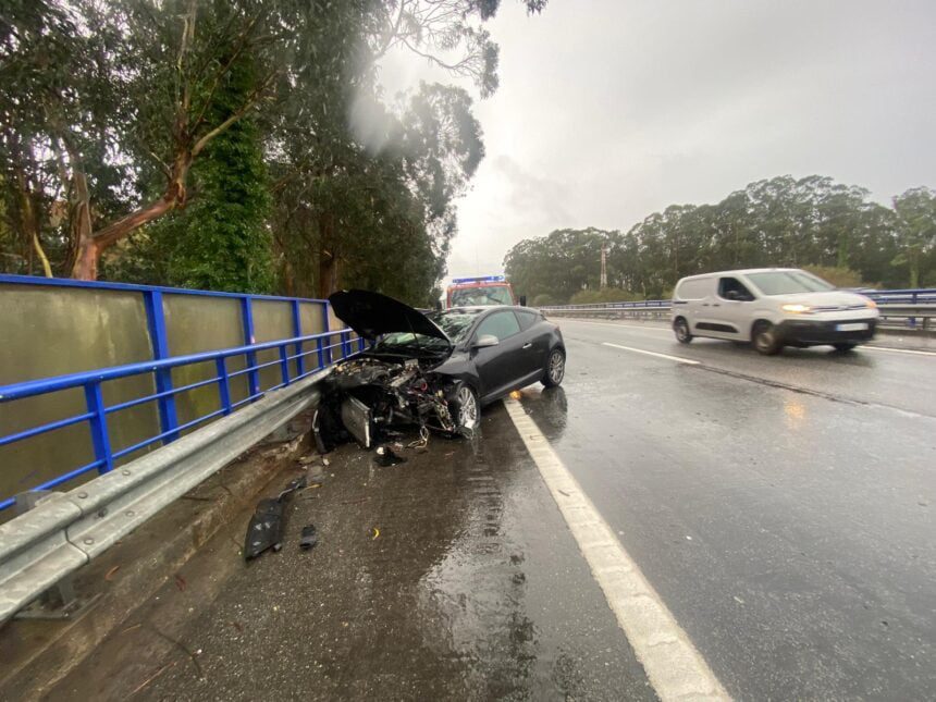 Esposende: Entrada da ponte do rio Cávado "faz nova vítima" na A28 acidente A28 esposende