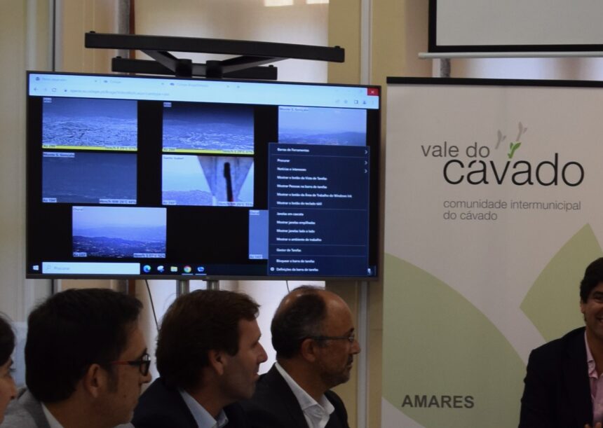 Braga: CIM Cávado com sistema de videovigilância para prevenção de incêndios florestais video vigilancia cavado