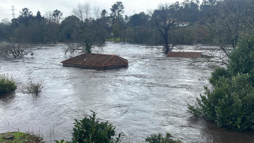 Cheia Cávado Amares Vila Verde Terras de bouro