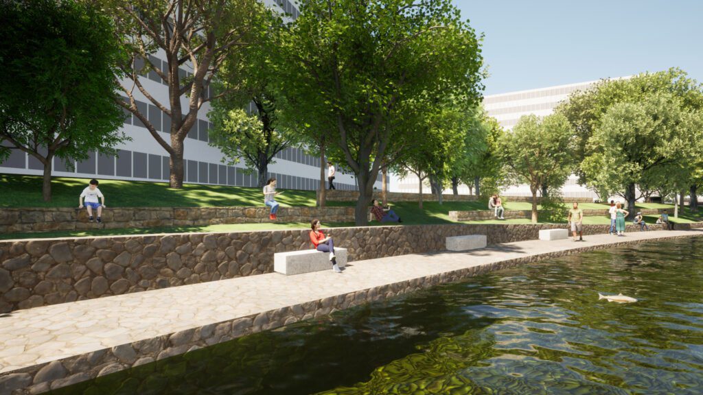 Braga: Avança projeto de renaturalização do rio Este na "zona da Lagoa" rio este braga