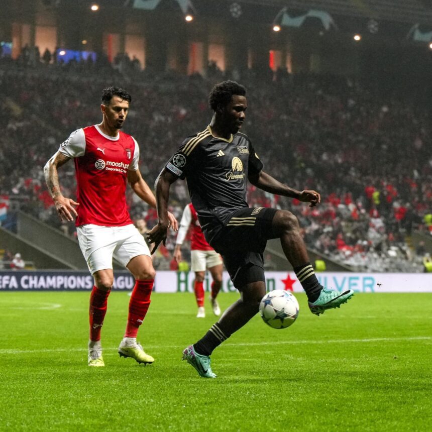Futebol: SC Braga ainda na luta pelos "oitavos" da Champions SC Braga union