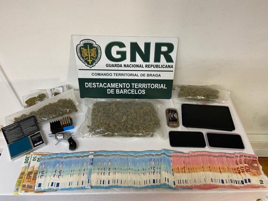 GNR apreensao barcelos droga
