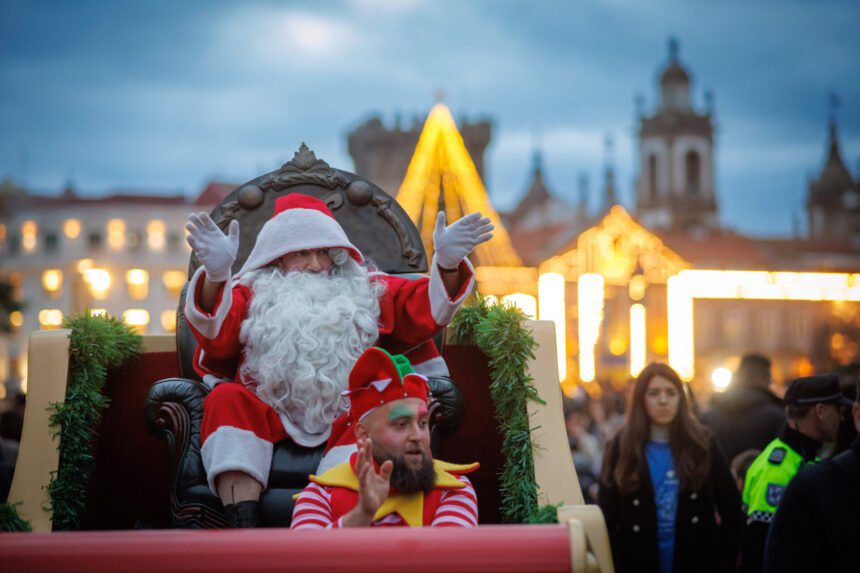 Braga: Empresa precisa de 100 "Pais Natal" e paga em média 130 euros por serviço A cidade de Braga prepara-se para celebrar a época natalícia com um investimento significativo por parte da Câmara Municipal.