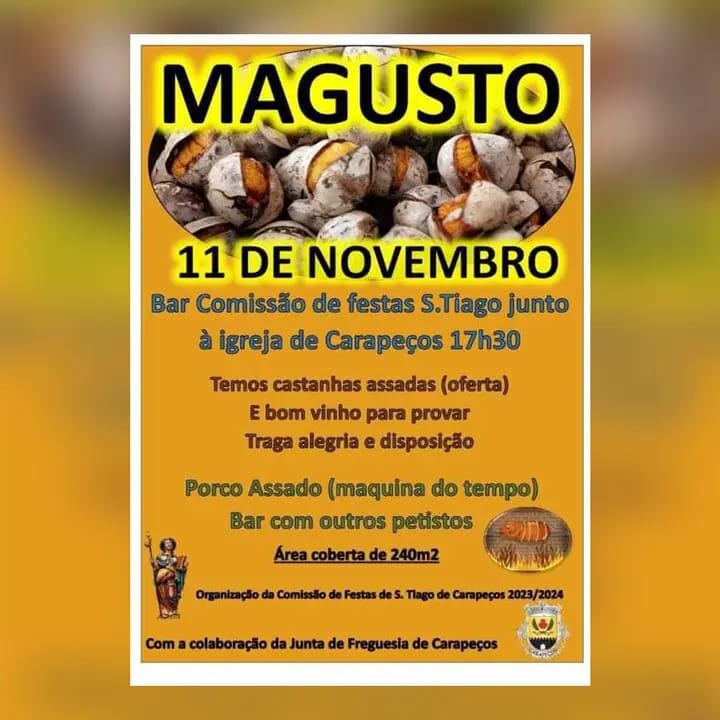 São Martinho: Aqui estão 9 magustos que não pode perder em Barcelos magusto carapeços