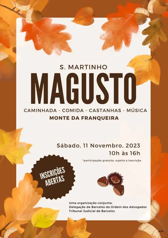São Martinho: Aqui estão 9 magustos que não pode perder em Barcelos Magusto monte franqueira
