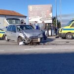 colisão frontal em Esposende Forjaes