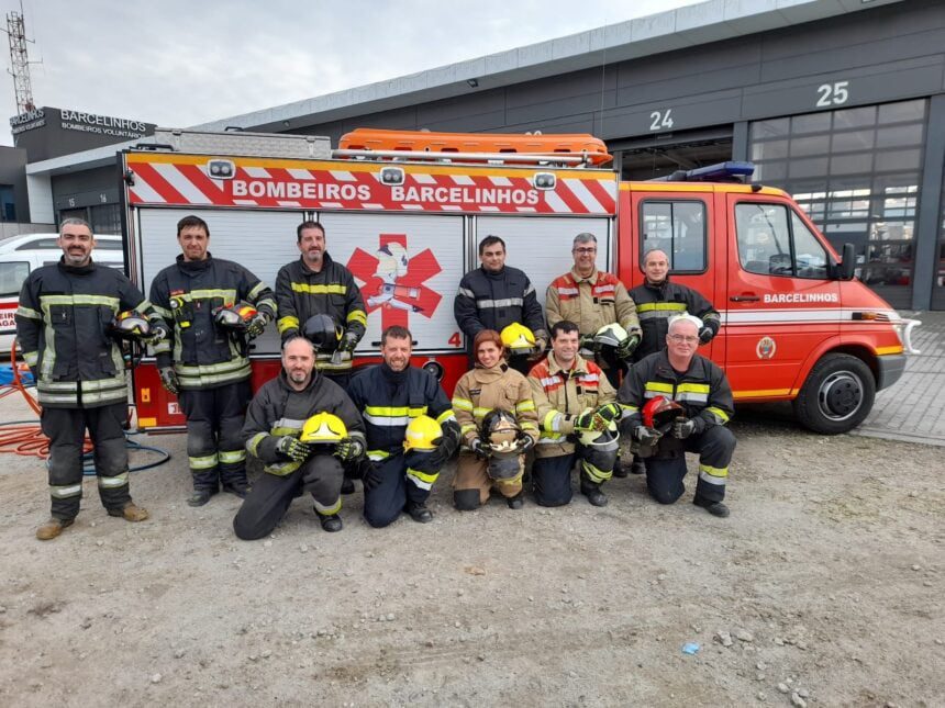 Barcelos: Barcelinhos recebeu curso "salvamento rodoviário" bombeiros formação