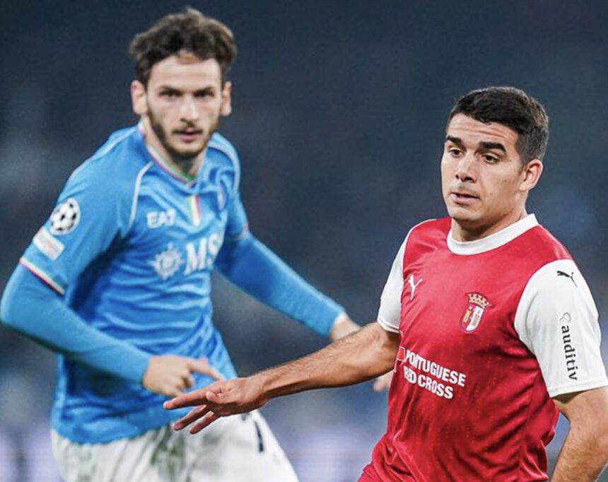 Futebol: SC Braga cai para a Liga Europa SC Braga Champions