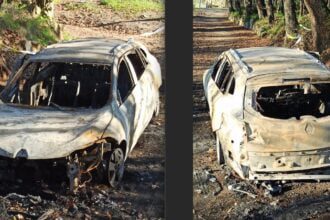 carro arde pj gnr - 1 varzea barcelos