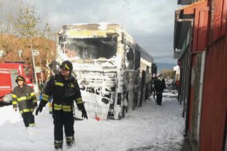 incendio camiao