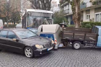 acidente autocarro dos TUB Braga