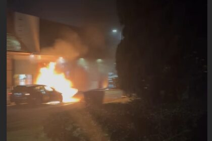 carro arde macdonald uminho braga