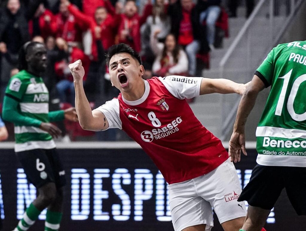 Futsal: SC Braga é o novo líder depois de jogo com 8 golos SC Braga futsal vence scp
