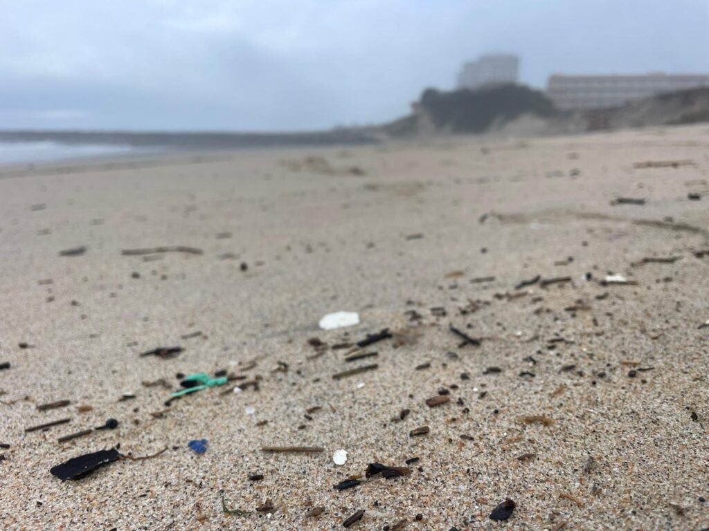 Esposende: Identificadas "bolinhas plástico" nas praias da Bonança e Apúlia no PNLN microplasticos