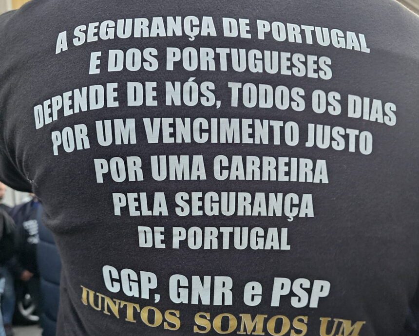 Elementos da PSP e GNR intensificam protestos nos aeroportos protestos PSP GNR Aeroportos