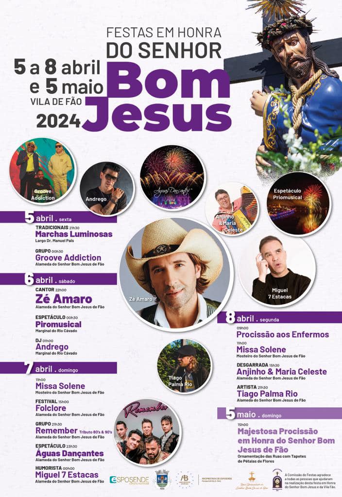 cartaz bom jesus fão em esposende