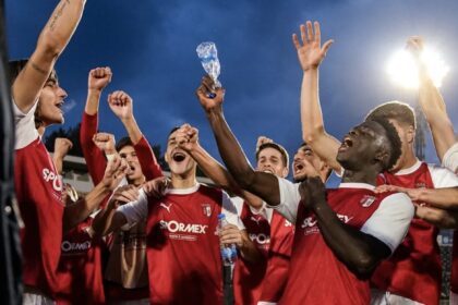 sc braga vence partizan youth league