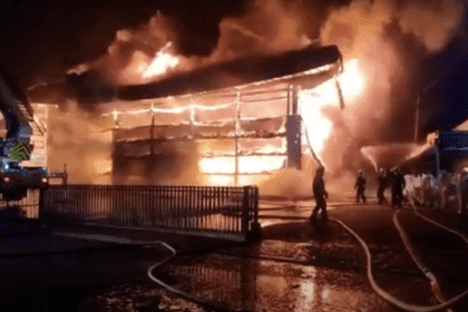 Incêndio valença loja chineses china bombeiros