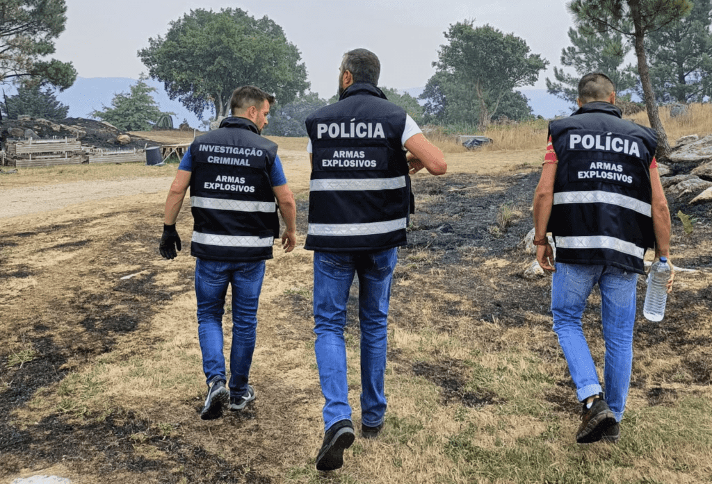 Arcos de Valdevez: PSP ferido na destruição de material explosivo PSP explosivos armas