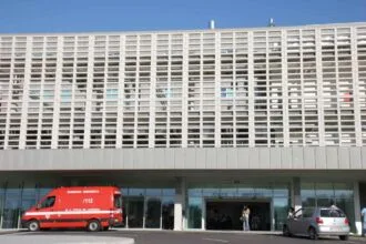 Hospital Braga ministra acidente EN205 SNS vieira do minho