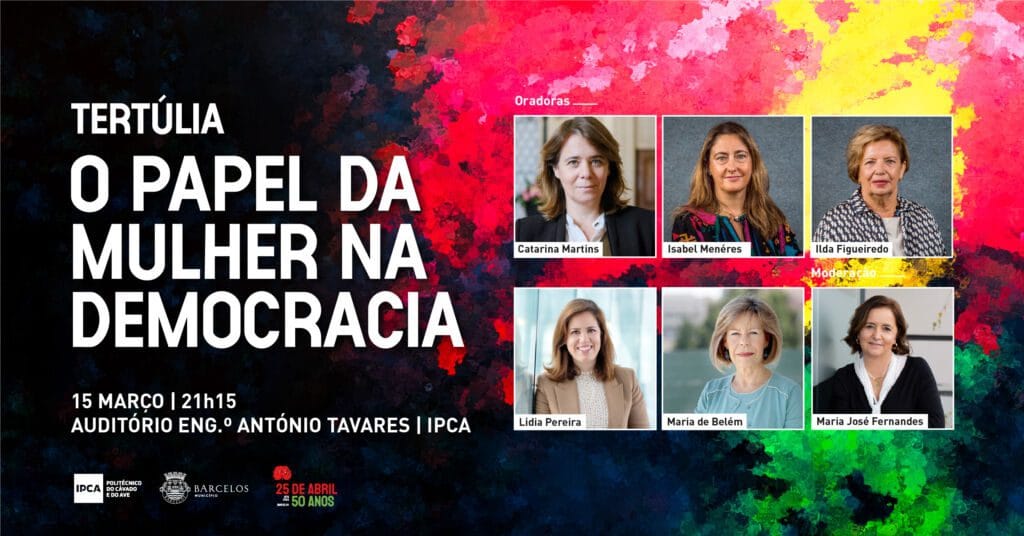 Barcelos: Estas cinco mulheres vão ao IPCA discutir "democracia" mulheres democracia IPCA Barcelos