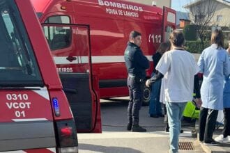 Mota Póvoa de Lanhoso acidente Bombeiros