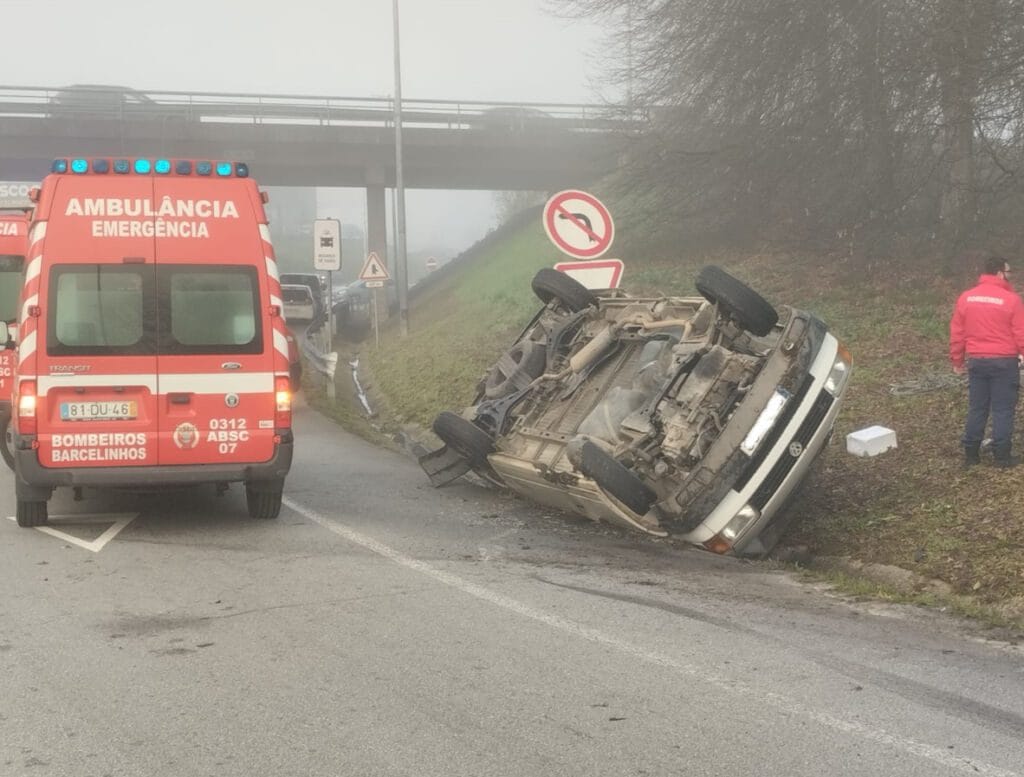 despiste acidente barcelos 2