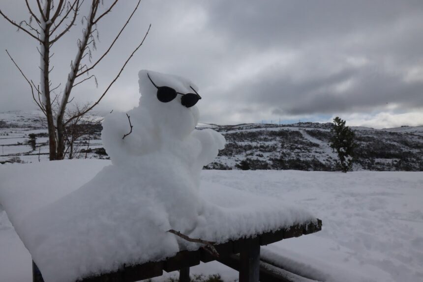 Inverno arranca no domingo com frio, chuva e neve. Natal pode ser seco neve minho besta de lesta frio