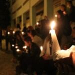 violencia doméstica manif velas vigilia