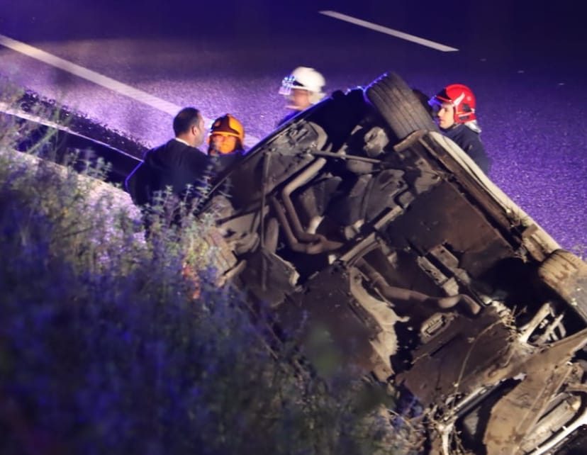Esposende: Cinco vítimas após capotamento de carro na A28 IMG 9066