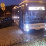 Autocarros TUB mal estacionado