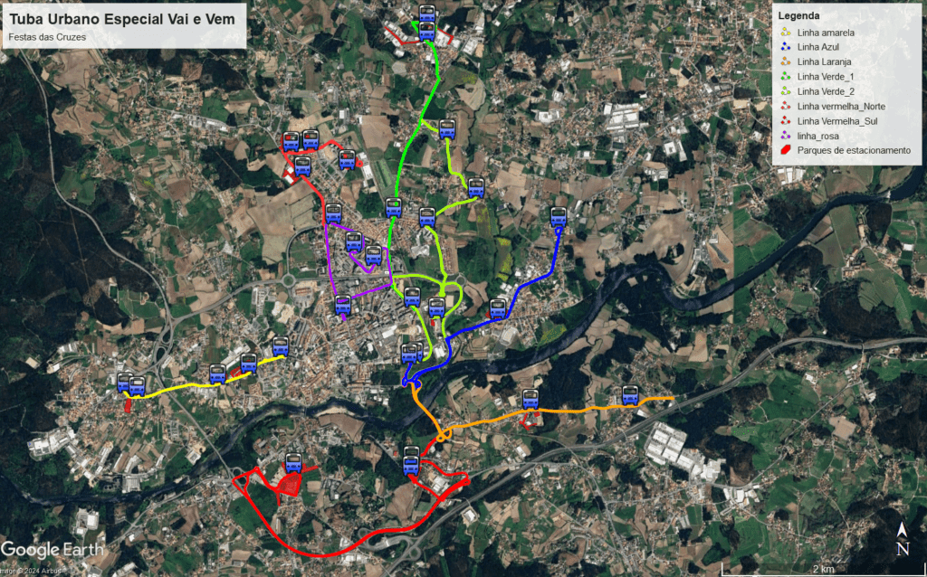 Barcelos: Vai às Cruzes? Aqui está um manual de utilização dos transportes gratuitos Mobilidade barcelos tuba cruzes