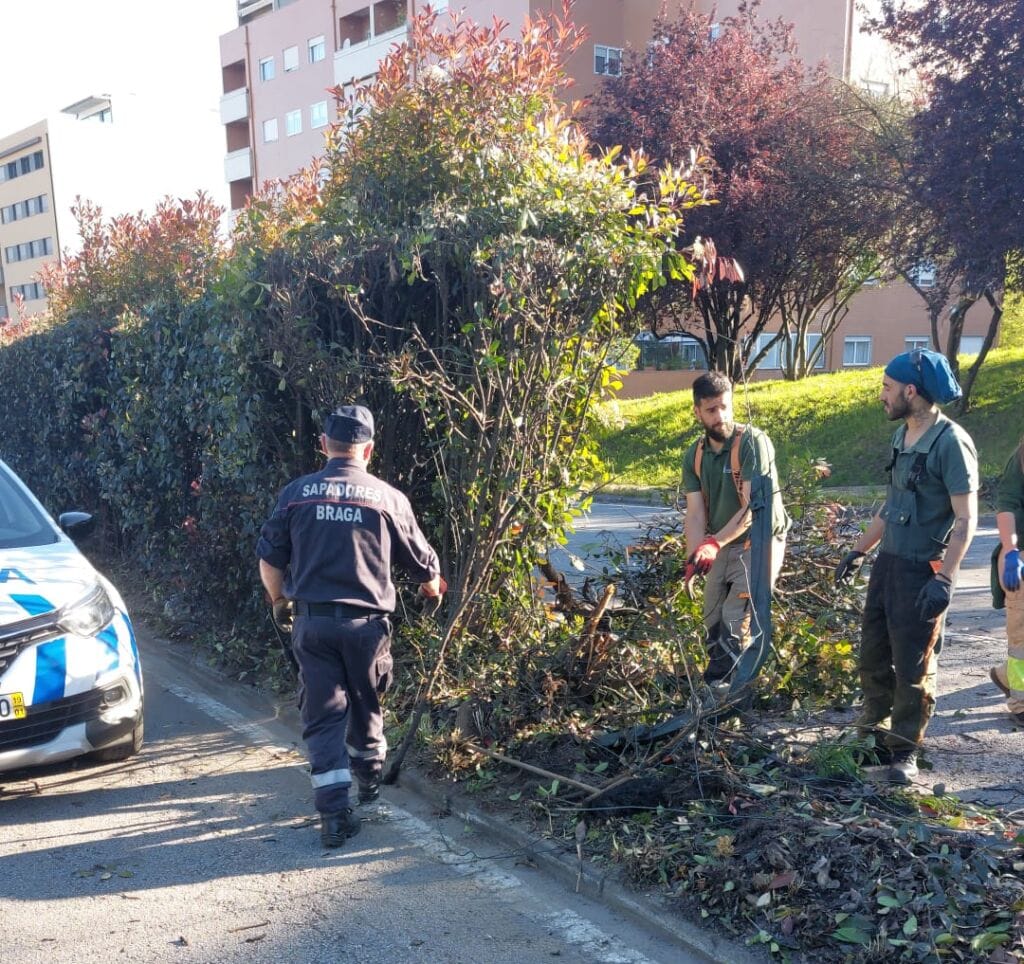 Braga: Acidente condicionada trânsito condicionado na Circular Urbana acidente Braga