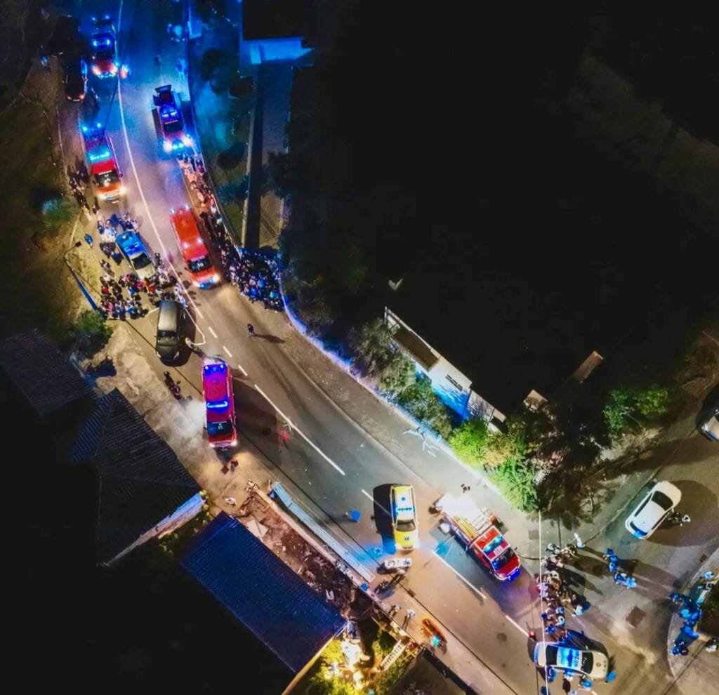 Bombeiros da Póvoa de Lanhoso utilizam drone para auxiliar socorro em acidente Drone Bombeiros
