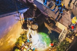 drone acidente póvoa de lanhoso