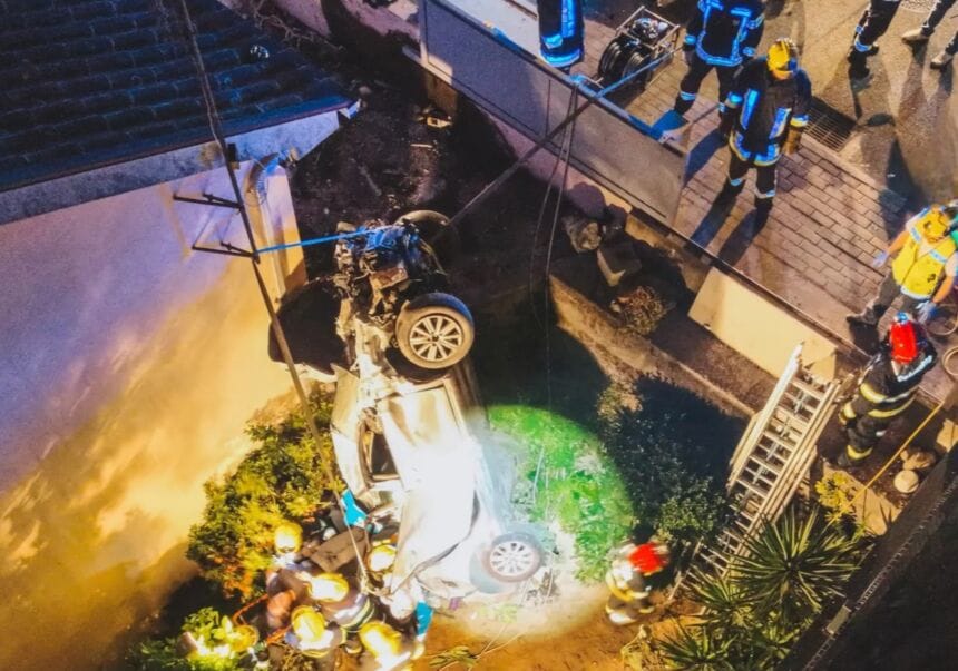 Bombeiros da Póvoa de Lanhoso utilizam drone para auxiliar socorro em acidente drone acidente póvoa de lanhoso