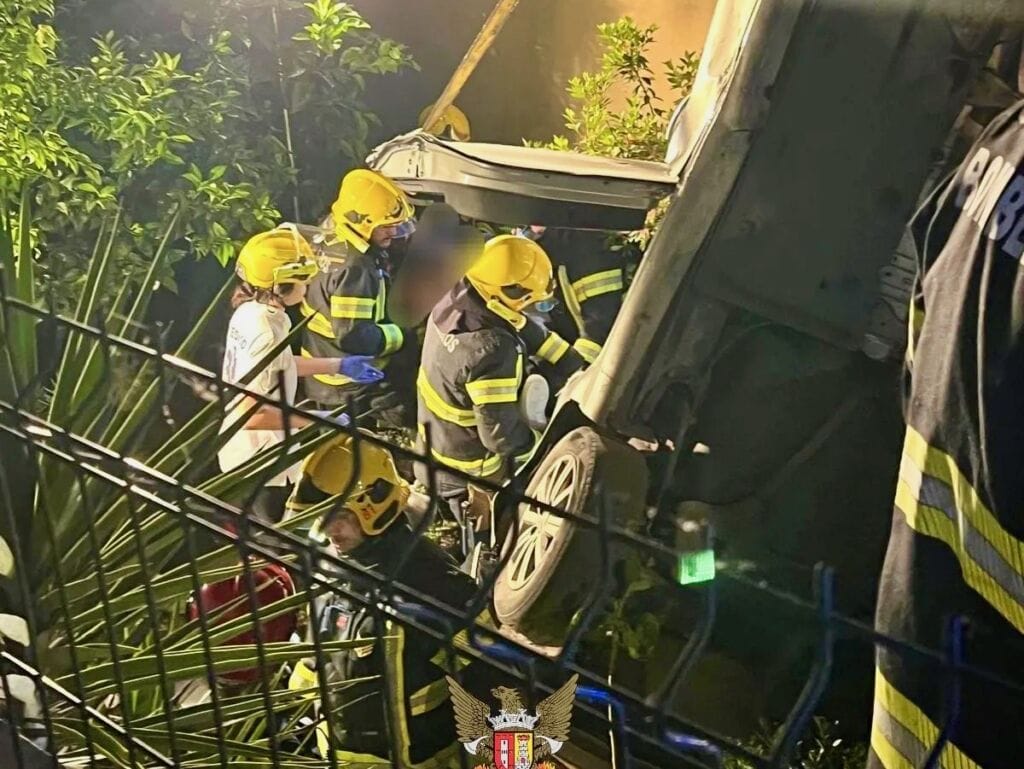 Bombeiros da Póvoa de Lanhoso utilizam drone para auxiliar socorro em acidente Acidente povoa de lanhoso