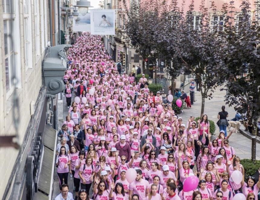 Braga: 4 mil metros de "Pink". Já tem data a "Race For the Cure" Rosa Vida Pink Race Braga
